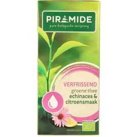 Piramide Piramide Verfrissendgroene thee citroe n & echinacea bio (20 stuks)