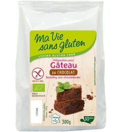 Ma Vie Sans Gluten Ma Vie Sans Gluten Chocolade Cakemix Glutenvrij Bio (300 gr)