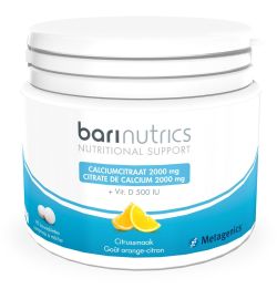 Barinutrics Barinutrics Calciumcitraat citrus (90 kauwtabletten)