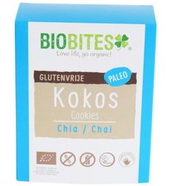 Biobites Biobites Raw food kokosbites chia/chai (65g)