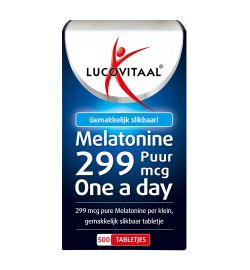 Lucovitaal Lucovitaal Melatonine Puur 299mcg (500 tabletten)