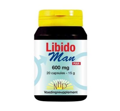 Nhp Libido man 600 mg puur (20ca) 20ca