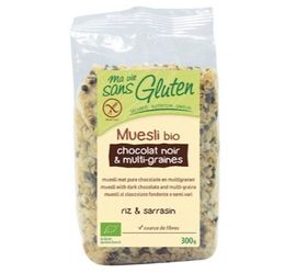 Ma Vie Sans Gluten Ma Vie Sans Gluten Muesli Chocolade En Multigranen Glutenvrij Bio (300 gr)