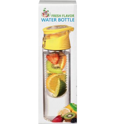 Fresh Flavor Water bottle geel (700ML) 700ML