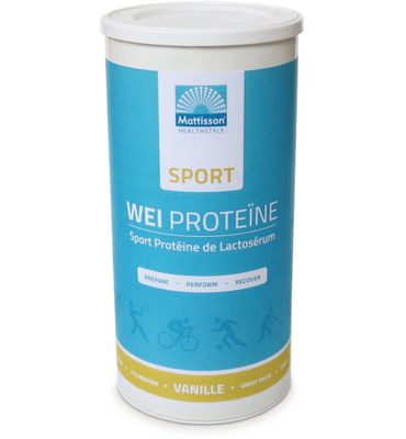Mattisson Healthstyle Sport wei whey proteine concentraat vanille (450g) 450g