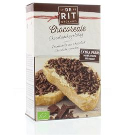 De Rit De Rit Chocoreale hagelslag extra puur bio (200 gr)