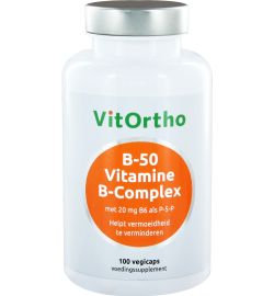 Vitortho VitOrtho B-50 Vitamine B-complex (100 vega capsules)