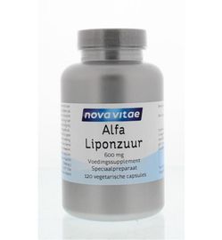 Nova Vitae Nova Vitae Alfa liponzuur 600 mg (120ca)