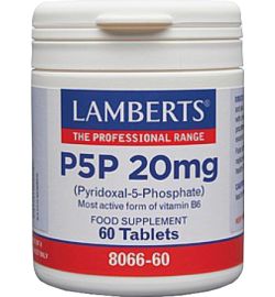 Lamberts Lamberts Vitamine B6 (P5P) 20mg (60tb)