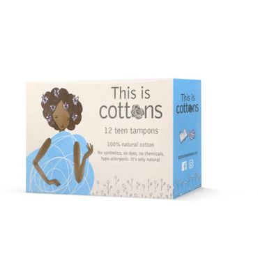 Cottons Tampons tiener (12st) 12st