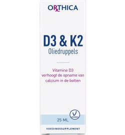 Orthica Orthica D3 & K2 oliedruppels (25ML)