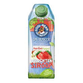 Cool Bear Cool Bear Siroop Aardbei Appel (750 ml)