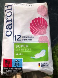 Caroli Caroli Maandverband ultra super plus (12 stuks)