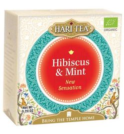 Hari Tea Hari Tea Hibiscus & mint new sensation (10 stuks)