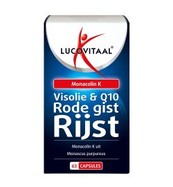 Lucovitaal Lucovitaal Rode Gist Rijst + Visolie & Q10 (63 capsules)