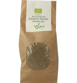 Vitiv Vitiv Peper gemalen zwart bio (250 gr)