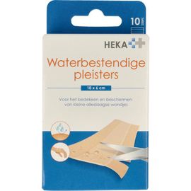 Heka Heka Waterbestendige pleisters 10 x 6 cm (10 stuks)