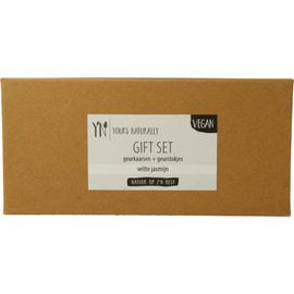 Yours Naturally Yours Naturally Gift Set 2 Geurkaars&1X Geursto Kjes Witte Jasmijn (1 set)