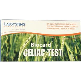 Biocard Biocard Coeliakie - gluten overgevoeli gheid test (1 stuk)
