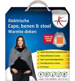 Lucovitaal Lucovitaal Elektrische Cape, Benen & Stoel Warmte Deken (1 stuk)