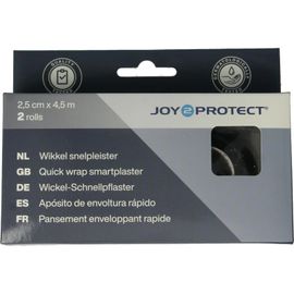 Joy2Protect Joy2Protect Wikkel snelpleister 2,5 cm x 4 ,5 m (2 rollen)