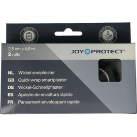 Joy2Protect Joy2Protect Wikkel snelpleister 2,5 cm x 4 ,5 m (2rol)