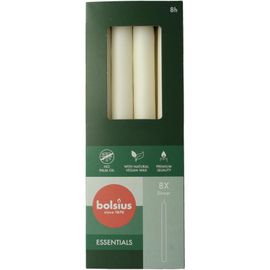 Bolsius Bolsius Dinerkaarsen 230/20 cloudy whi te (8 stuks)