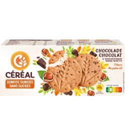 Céréal Céréal Zandkoek hazelnoot chocolade (132 gr)