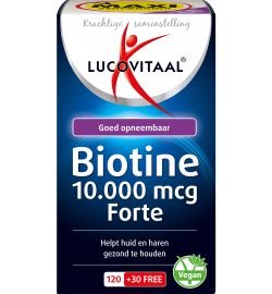 Lucovitaal Lucovitaal Biotine 10.000mcg Forte -