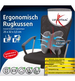 Lucovitaal Lucovitaal Ergonomische Rugkussen (1 stuk)