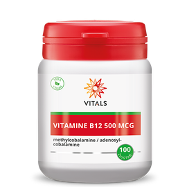 Vitals Vitals Vitamine B12 500 mcg (100 zuigtabletten)