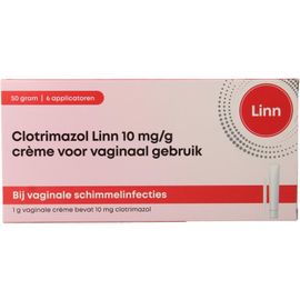 Linn Linn Clotrimazol Creme voor vaginaal gebruik (6appl)