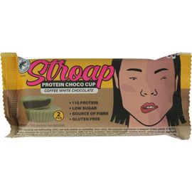 Stroap Stroap Protein Choco Cup Coffee White Chocolate (42 gr)