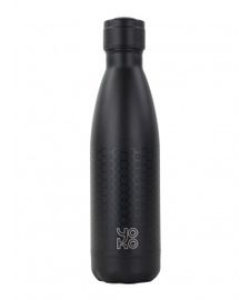 Yoko Yoko Drinkfles Zwart Graphite Isotherm 500ml (1 stuk)