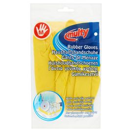 Multy Multy Huishoud Handschoen Latex Medium (1 set)