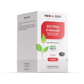 New Care New Care Q10 50mg & kokosolie (150 capsules)