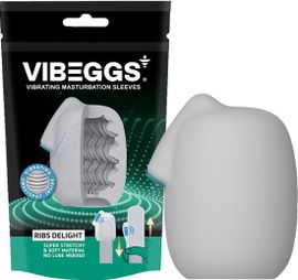Vibeggs Vibeggs Ribs Delight Vibrerende Masturbatie Sleeve (1 stuk)