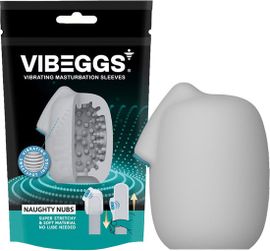 Vibeggs Vibeggs Naughty Nubs Vibrerende Masturbatie Sleeve (1 stuk)