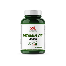 XXL Nutrition XXL Nutrition Vitamine D3 3000Iu (60 Softgels)