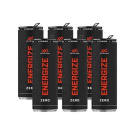 XXL Nutrition XXL Nutrition Energize! Energy Drink - Black - Zero (6 X 330 ml)