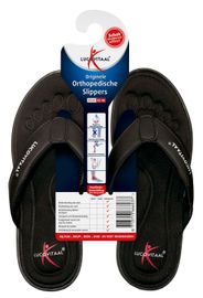 Lucovitaal Lucovitaal Slipper Orthopedisch 45-46 Zwart Hanger (1 paar)