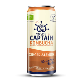 Captain Kombucha The Gutsy Captain Kombucha Ginger Lemon BIO (250 ml)