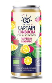 Captain Kombucha The Gutsy Captain Kombucha Fresh Raspberry Lemonade BIO (250 ml)