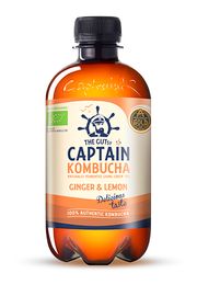 Captain Kombucha The Gutsy Captain Kombucha Ginger Lemon BIO (400 ml)