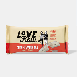 LoveRaw LoveRaw Cream Wafer Bar White Choc (45 gr)