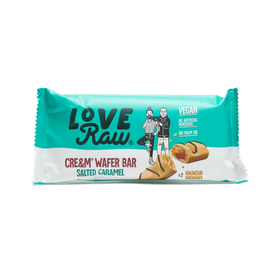 LoveRaw LoveRaw Cream Wafer Bar Salted Caramel (45 gr)