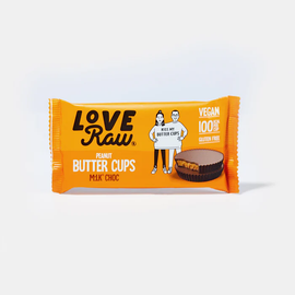 LoveRaw LoveRaw Peanut Butter Cups Milk Choc (34 gr)