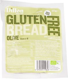 Dillon Organic Dillon Organic Glutenvrij brood olijven (275 gr)