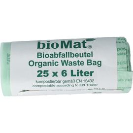 Biomat Biomat Wastebag Compost 6 Liter (25 stuks)