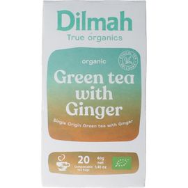 Dilmah Dilmah Green Tea With Ginger Bio (20 zakjes)